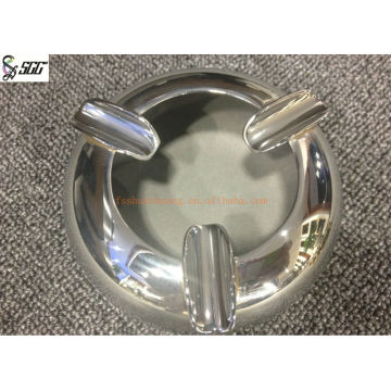 Dump-shaped Golden/Sliver/Stainless Steel Ashtray for Hotel / Restaurant / Banquet